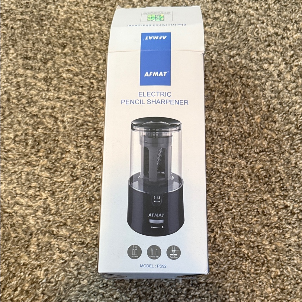 AFMAT Electric Pencil Sharpener - Black